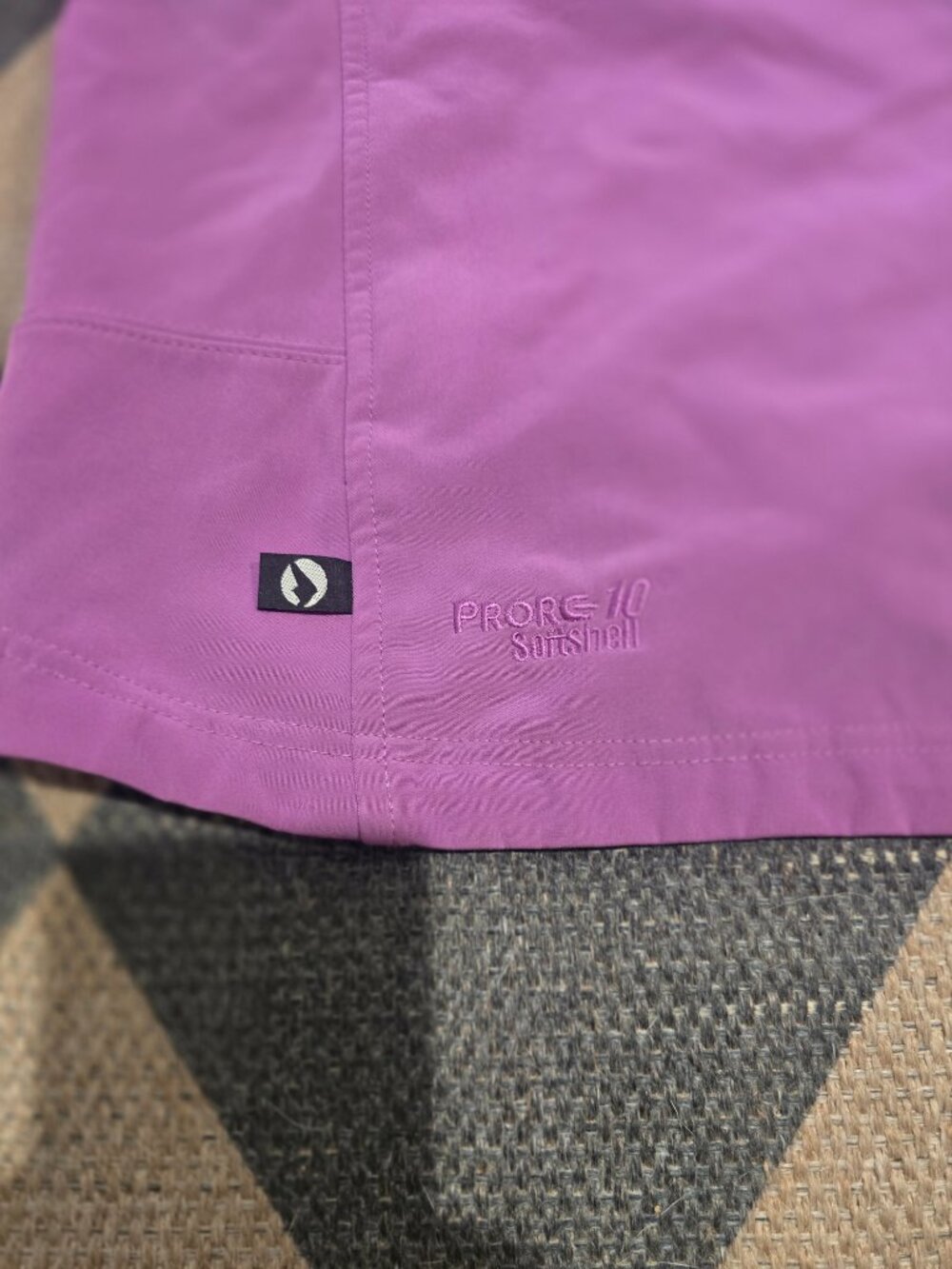 Stormberg ProRe 10 Softshell Jacket Womens XS Purple Hooded Full Zip - Picture 4 of 4